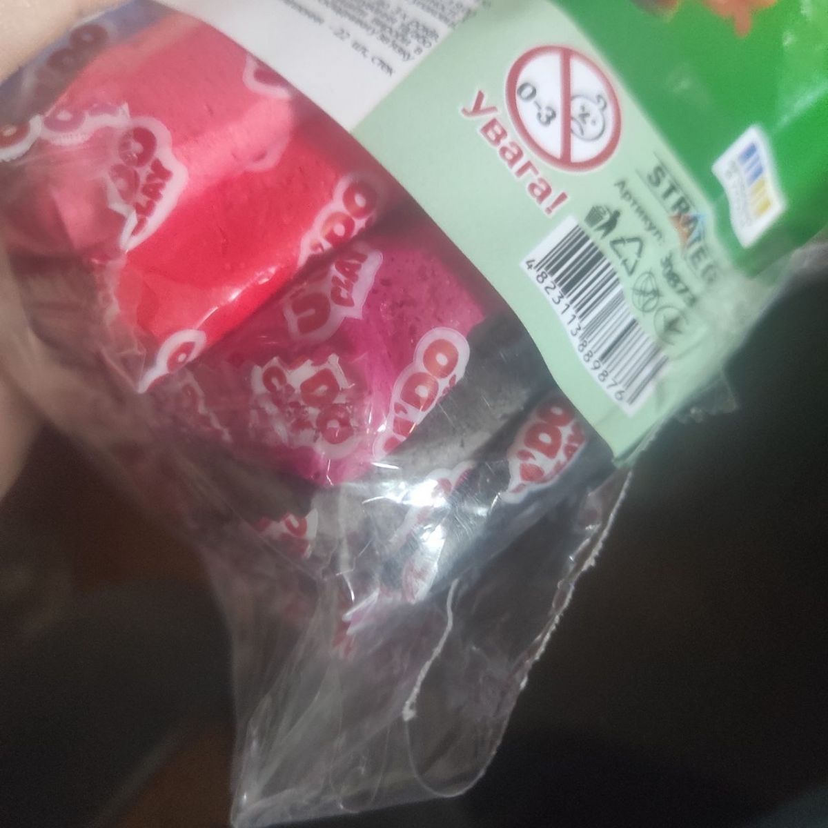 Уцінка.  Набір для творчості (повітряний пластилін) "UʼDO Clay 22 шт. " брикет 10г Пошкоджена упаковка  фото 2