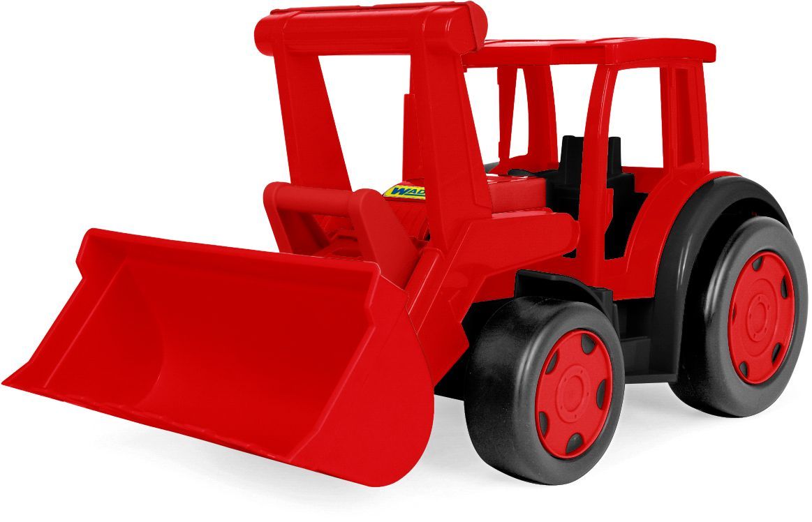 Трактор Гігант (великий та міцний), червоний 60 см  фото 2