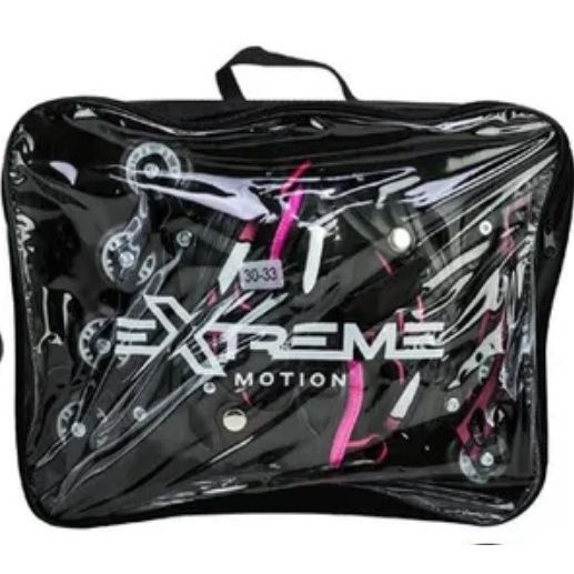 Роликові ковзани, розмір S (30-33) колеса PU 1 світло (у сумці 38*7*31 см)  фото 2