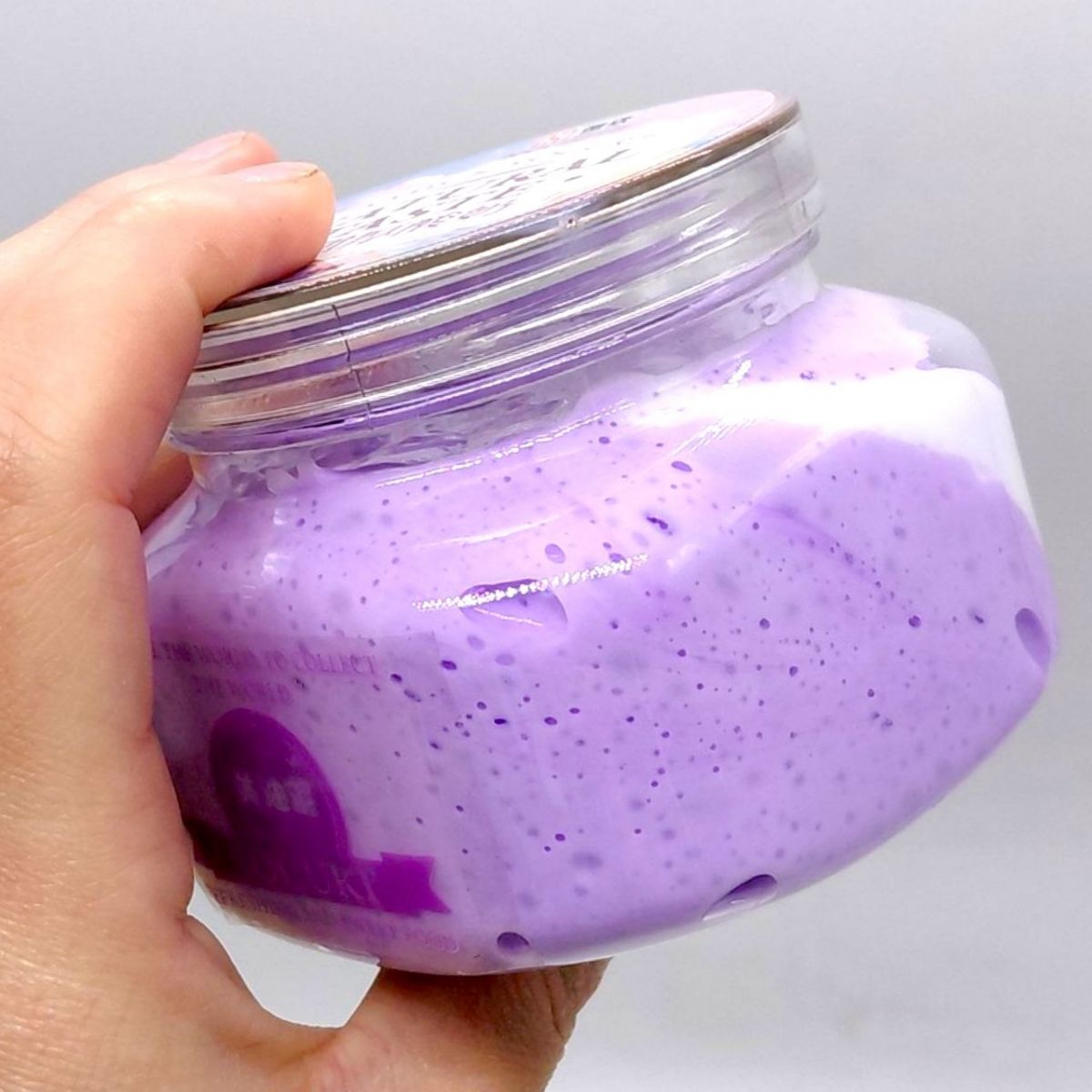 Іграшка-антистрес-слайм "Yogurt" 150 г у баночці  фото 2