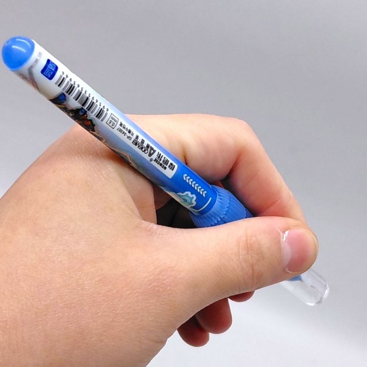 Ручка гелевая "Белый мишка" "пишет-прает" 0,5мм, синяя (12 шт)  фото 2