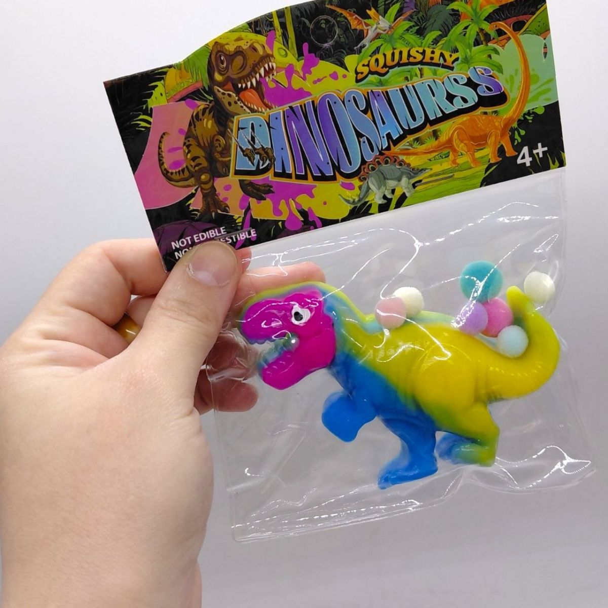 Антистрес таба сквіш "Динозавр" (мікс)  фото 2