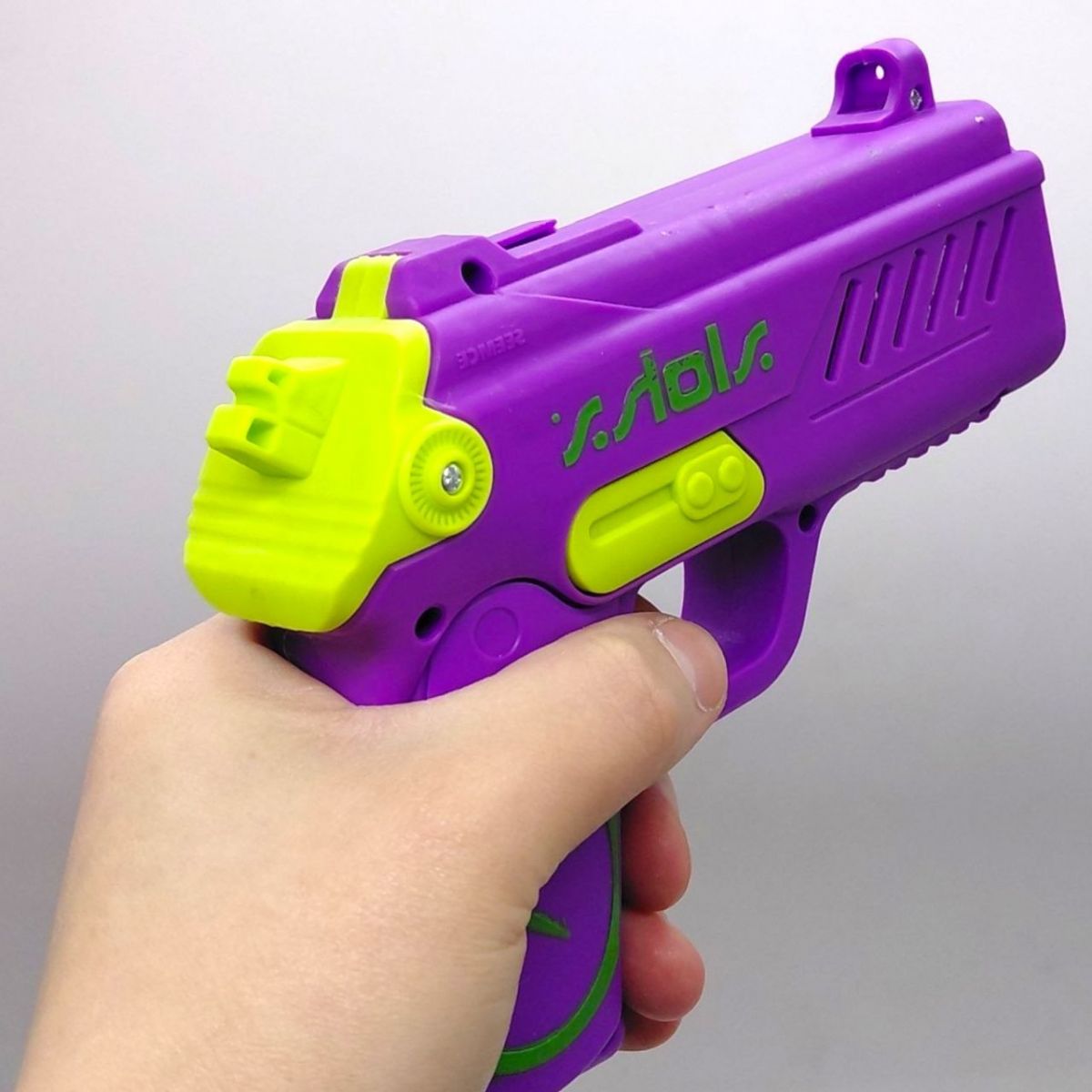 Мильні бульбашки (пістолет с запаскою) коробка 17,5*5*14 см  фото 2