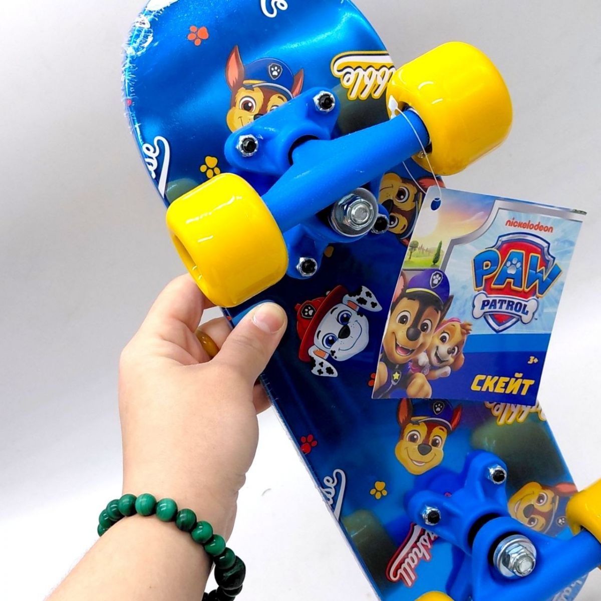 Скейт "Щенячий патруль" 43 см колеса PVC  фото 2