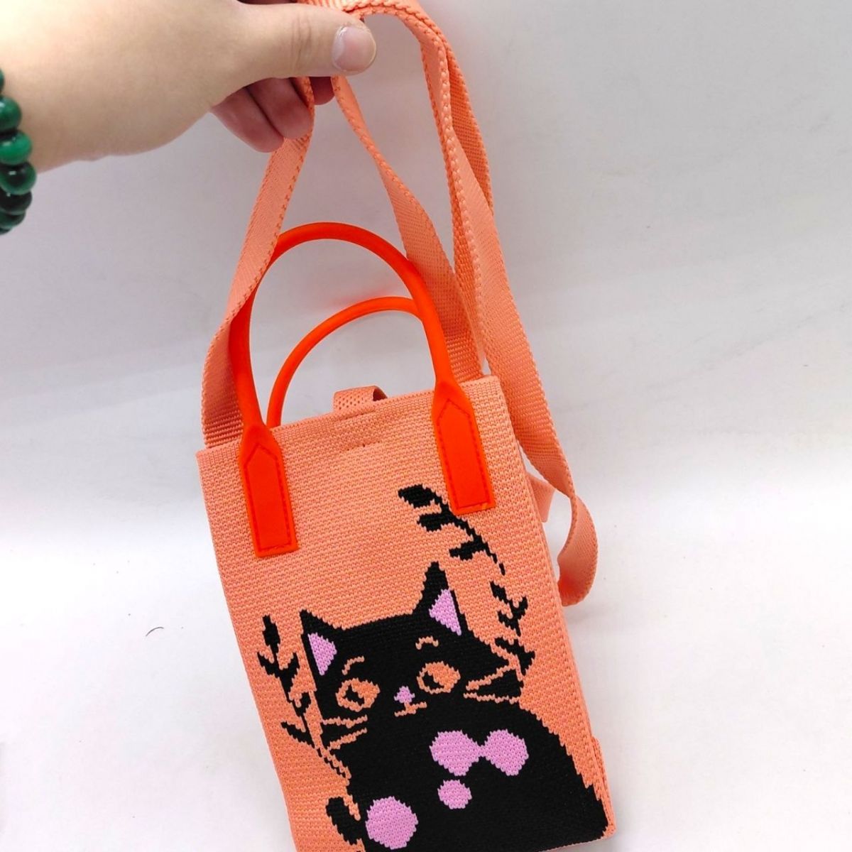 Дитяча сумочка "Кошеня" 18х12см (ПОМАРАНЧЕВА)  фото 2