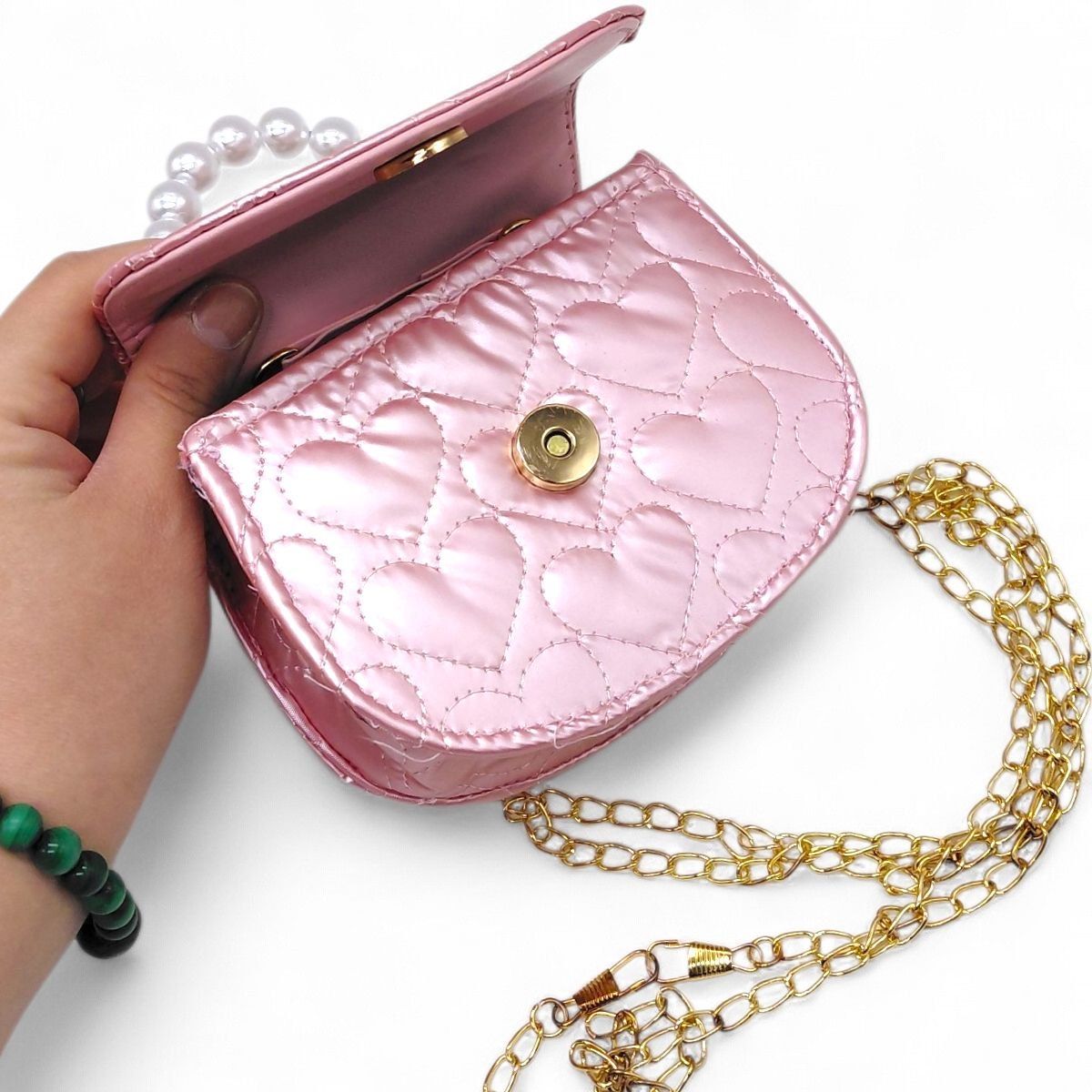 Сумочка дитяча, 14 см, (МʼЯТНИЙ)  фото 2