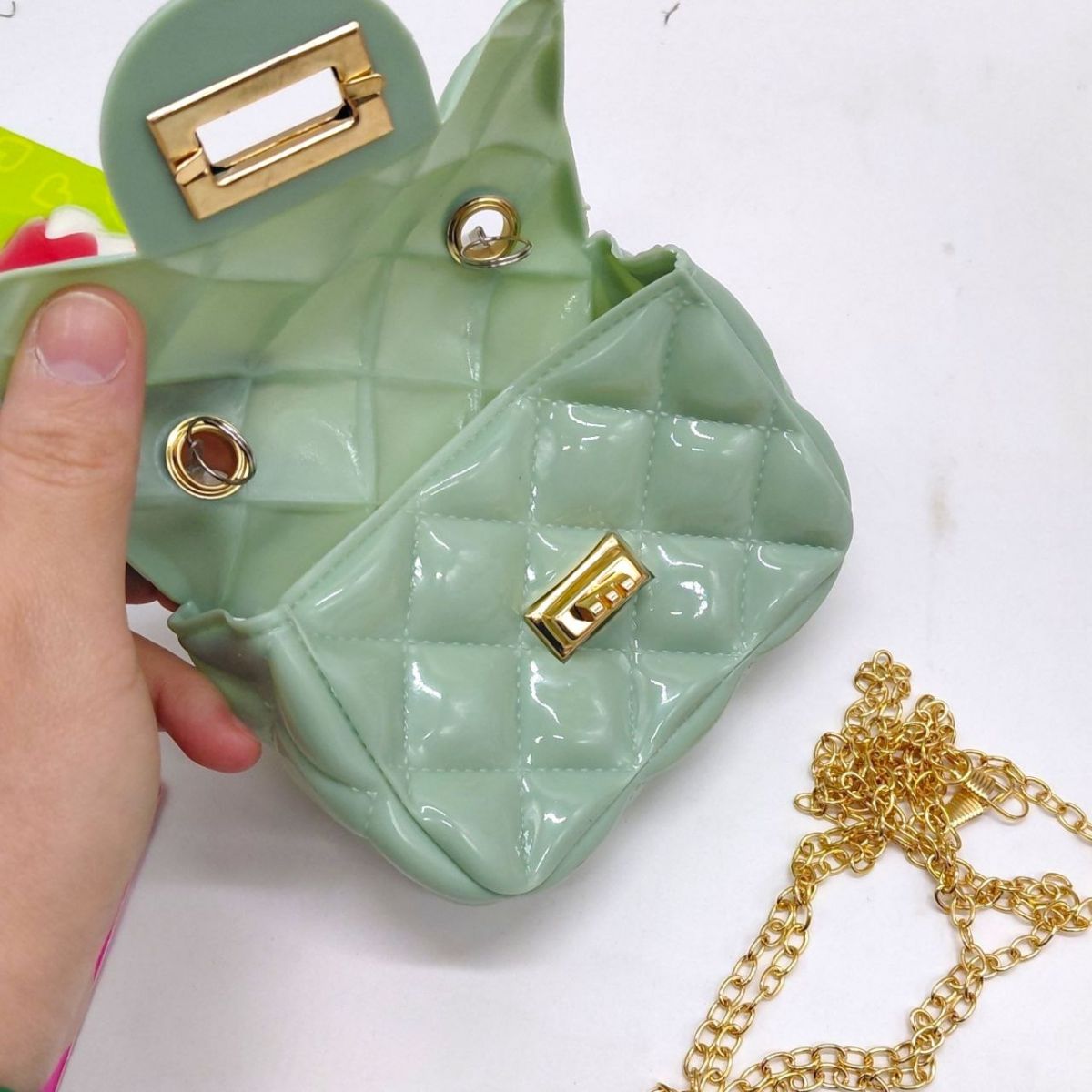 Сумочка дитяча 13х9х5 см (БІЛА)  фото 2