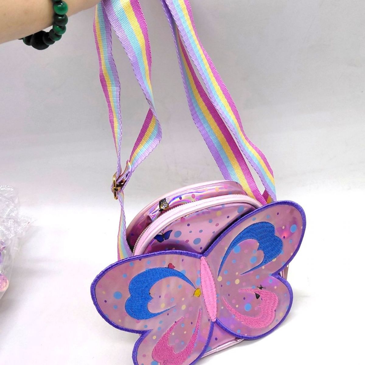 Сумочка дитяча " Метелик" 17см (РОЖЕВА)  фото 2