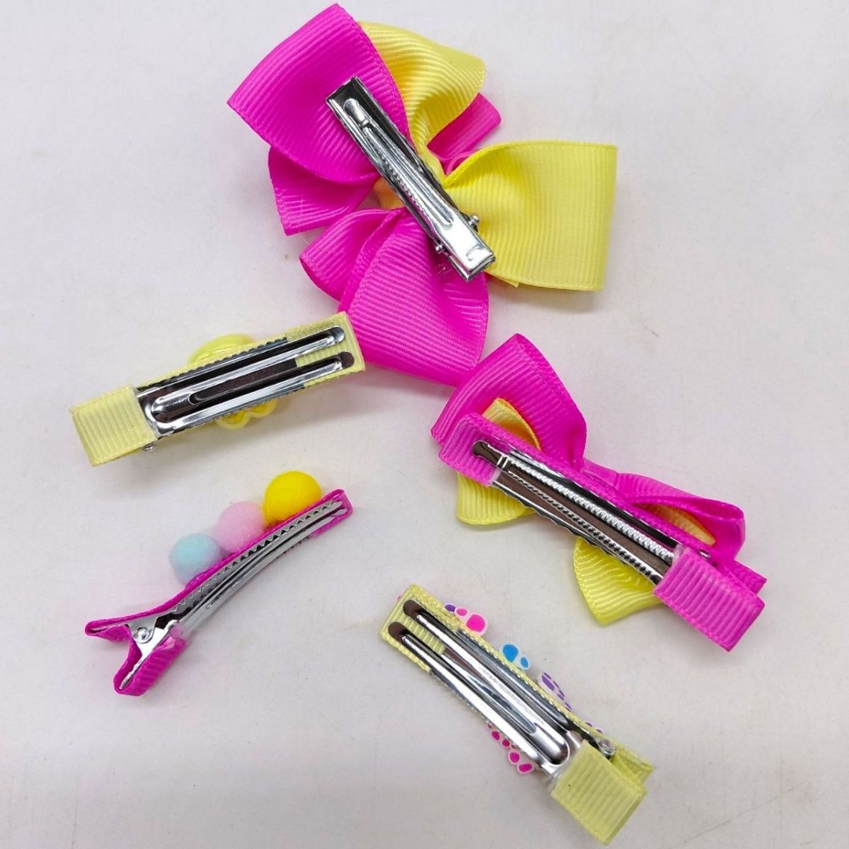 Аксессуары для девочки заколочки, украшения для волос (ФУКСИЯ)  фото 2