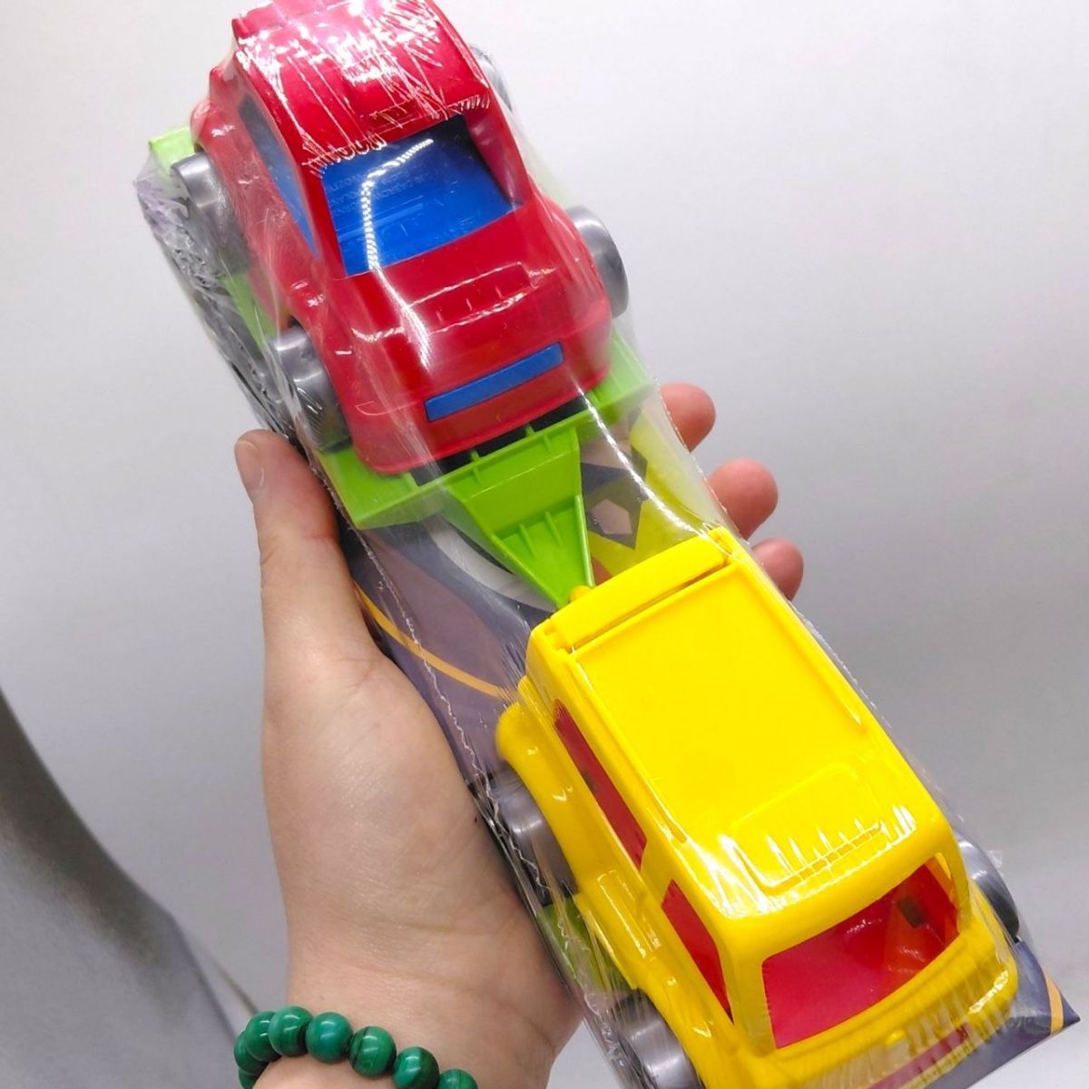 Набір авто Kid cars Sport (автобус жовтий + машинка червона)  фото 2