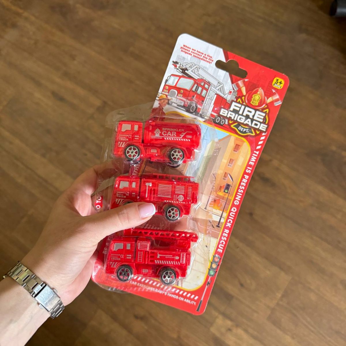 Уценка.  Набор пожарных машинок (9 см) - Не товарньій вид  фото 2