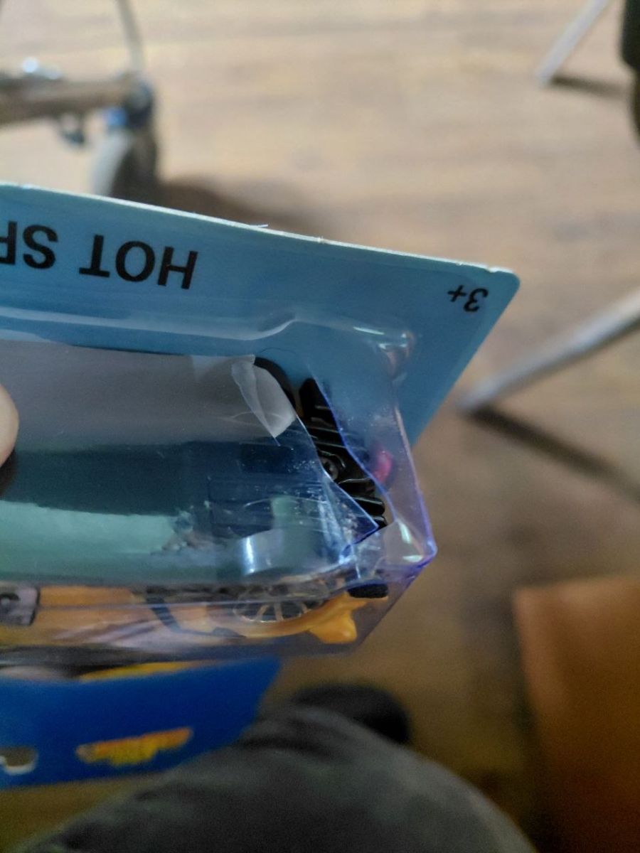 Уцінка.  Машина гоночна жовта - Розбитий блістер  фото 2