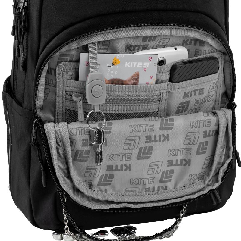 Рюкзак Kite Education teens 2578M Black&Charm  фото 2