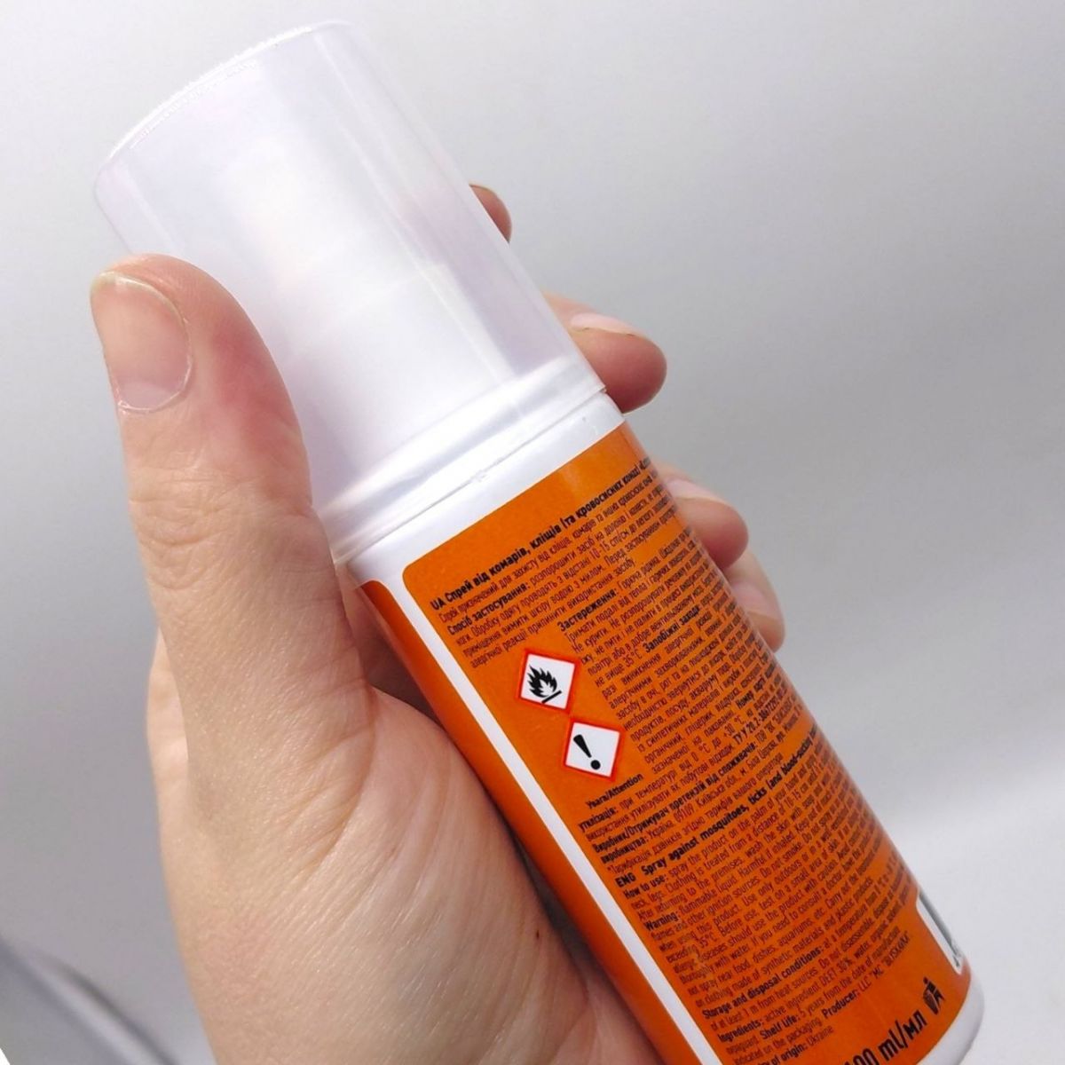 СПРЕЙ ВІД КОМАРІВ, КЛІЩІВ ТА КРОВОСИСНИХ КОМАХ  ANTI MOSQUITO, 100 мл  фото 2