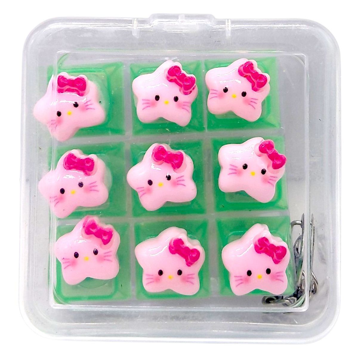 КЛАВІАТУРА-БРЕЛОК LED 9 КНОПОК (ЗІРОЧКИ) мікс  фото 2