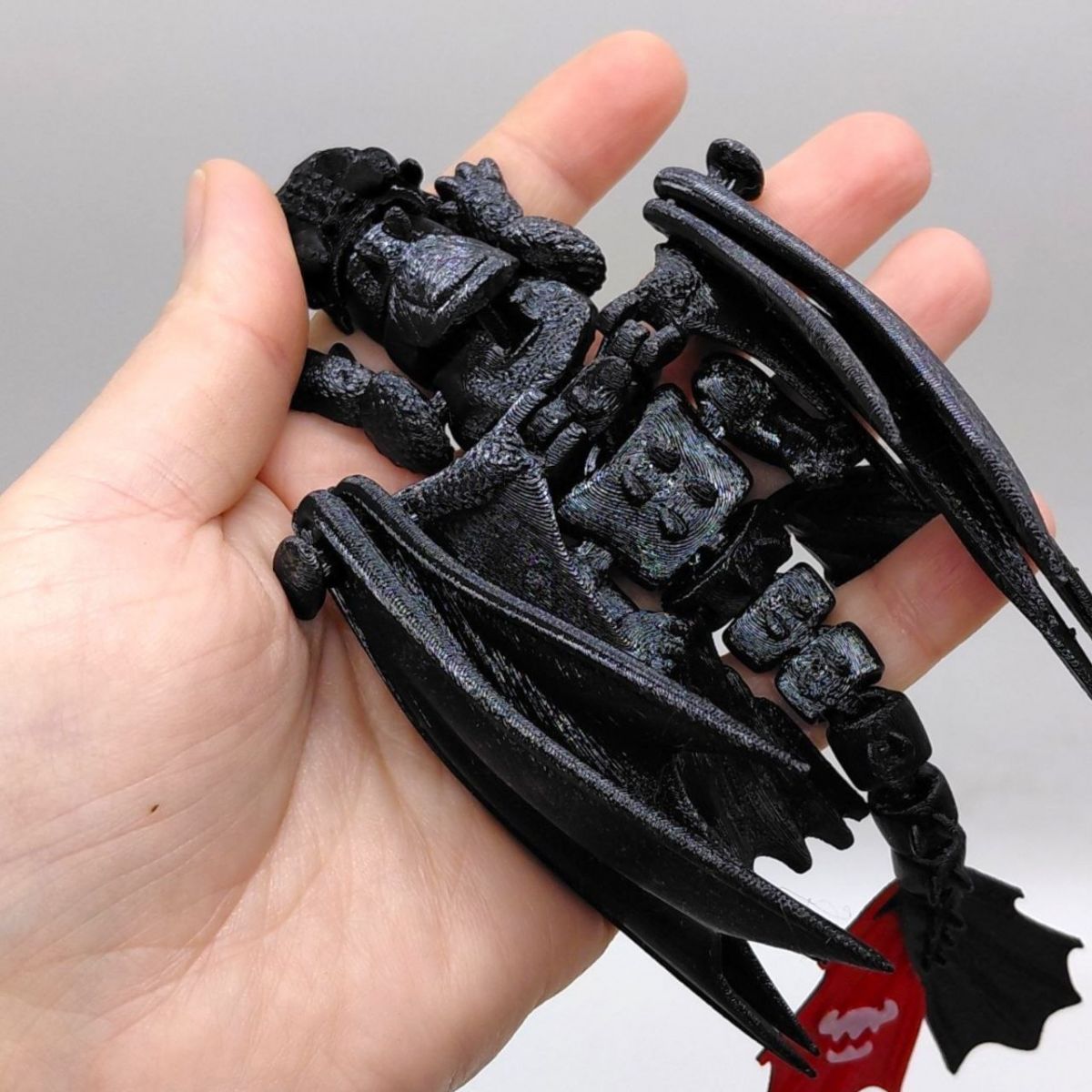 Игровая фигурка "Как приручить дракона.  Ночная фурия.  Беззубик" 3d печать (18х17х5 см)  фото 2