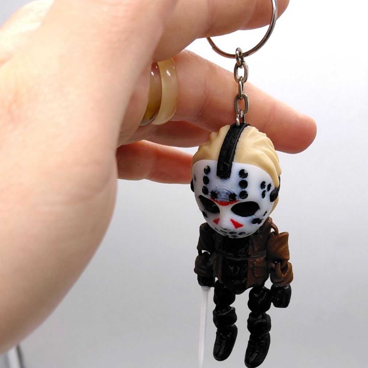 Брелок (3d печать) "ПЯТНИЦА 13: ДЖЕЙСОН", 8. 5 см  фото 2