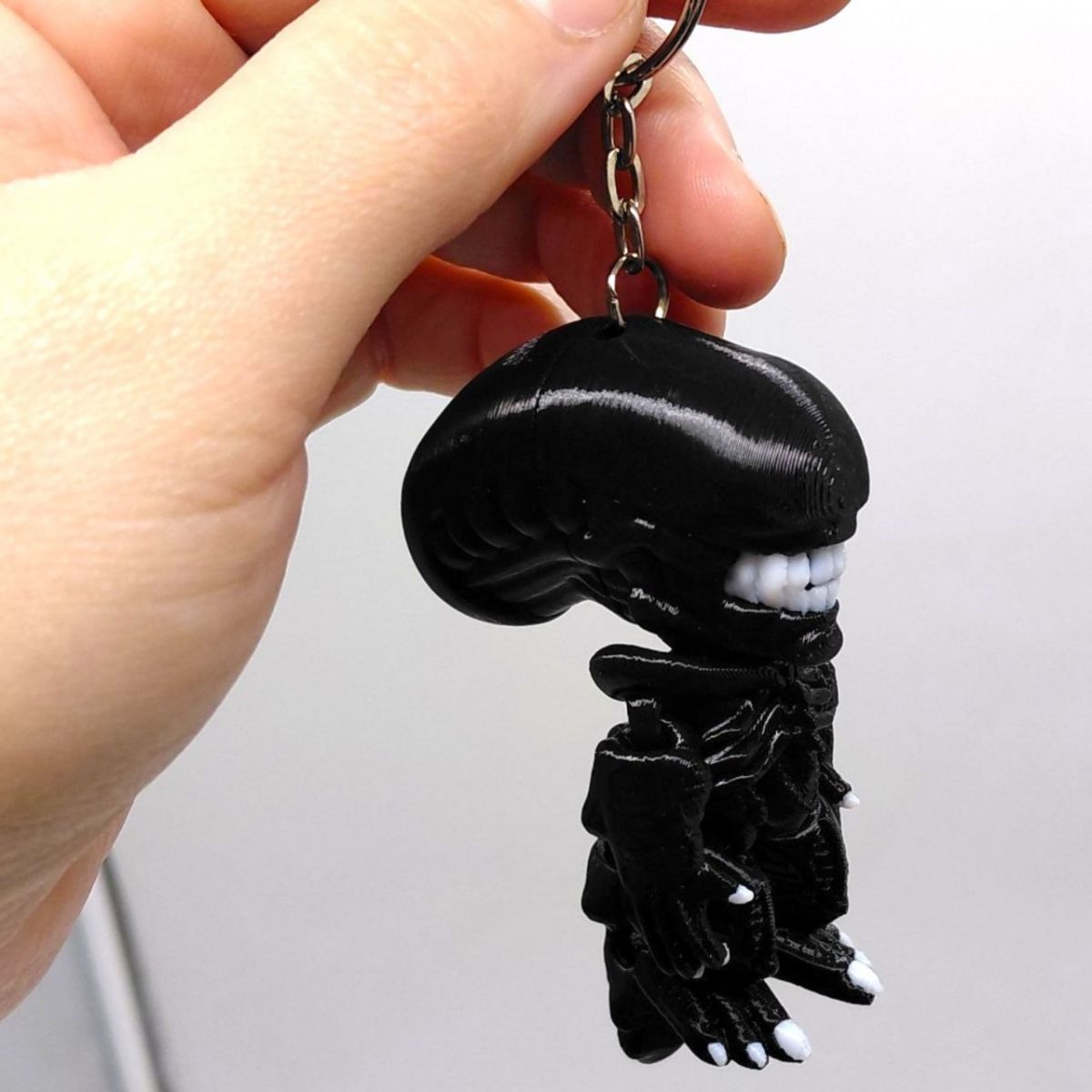 Брелок (3d печать) "КСЕНОМОРФ", 7. 5 см  фото 2