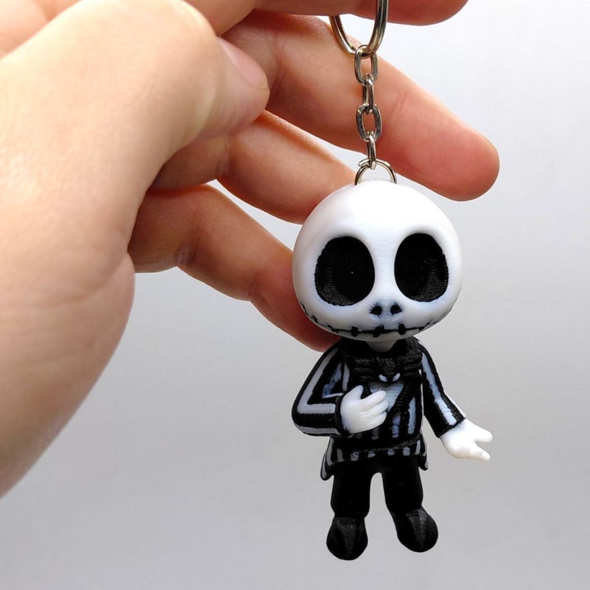 Брелок (3d печать) "ДЖЕК-СКЕЛЕТ", 7 см  фото 2