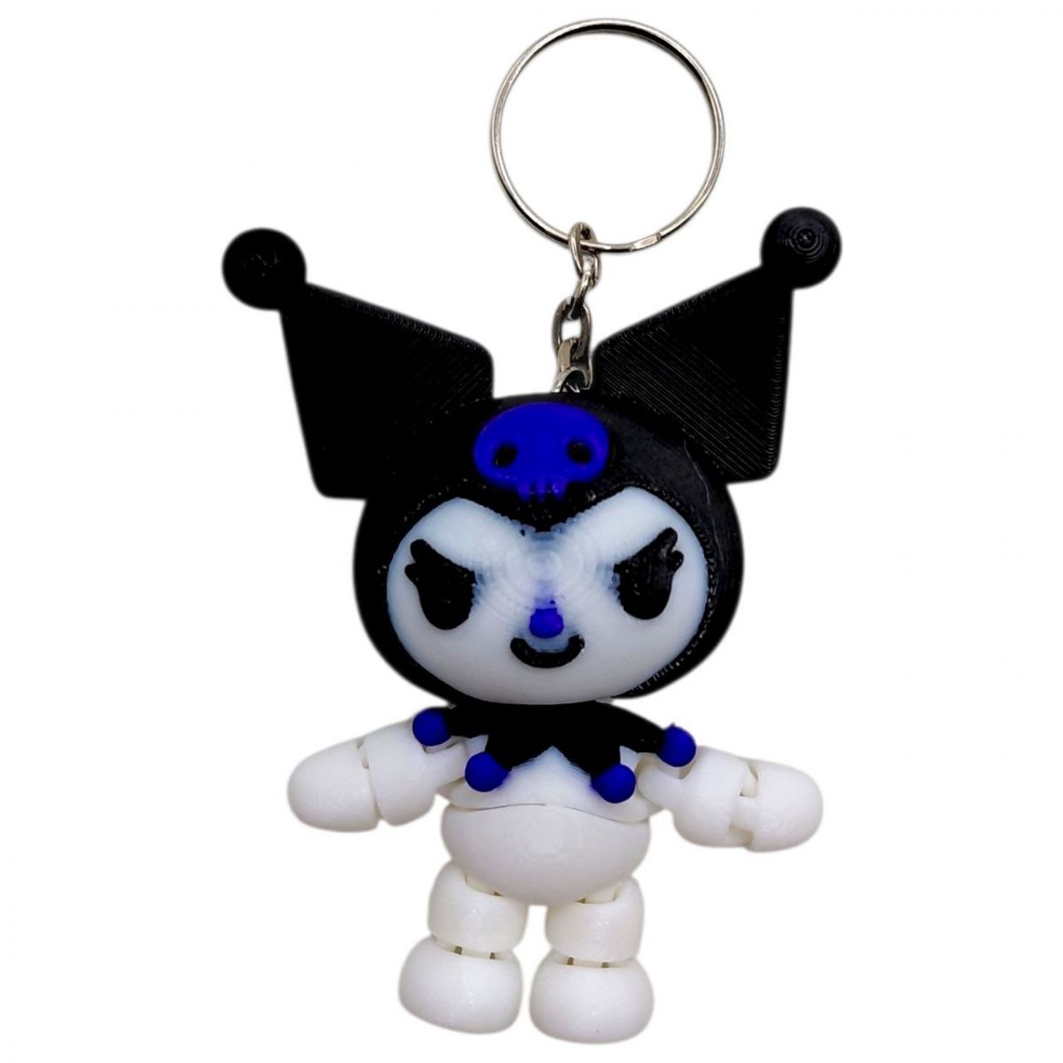 Брелок (3d печать) "Аниме.  Санрио.  Куроми \ KUROMI", 7. 5 см  фото 2