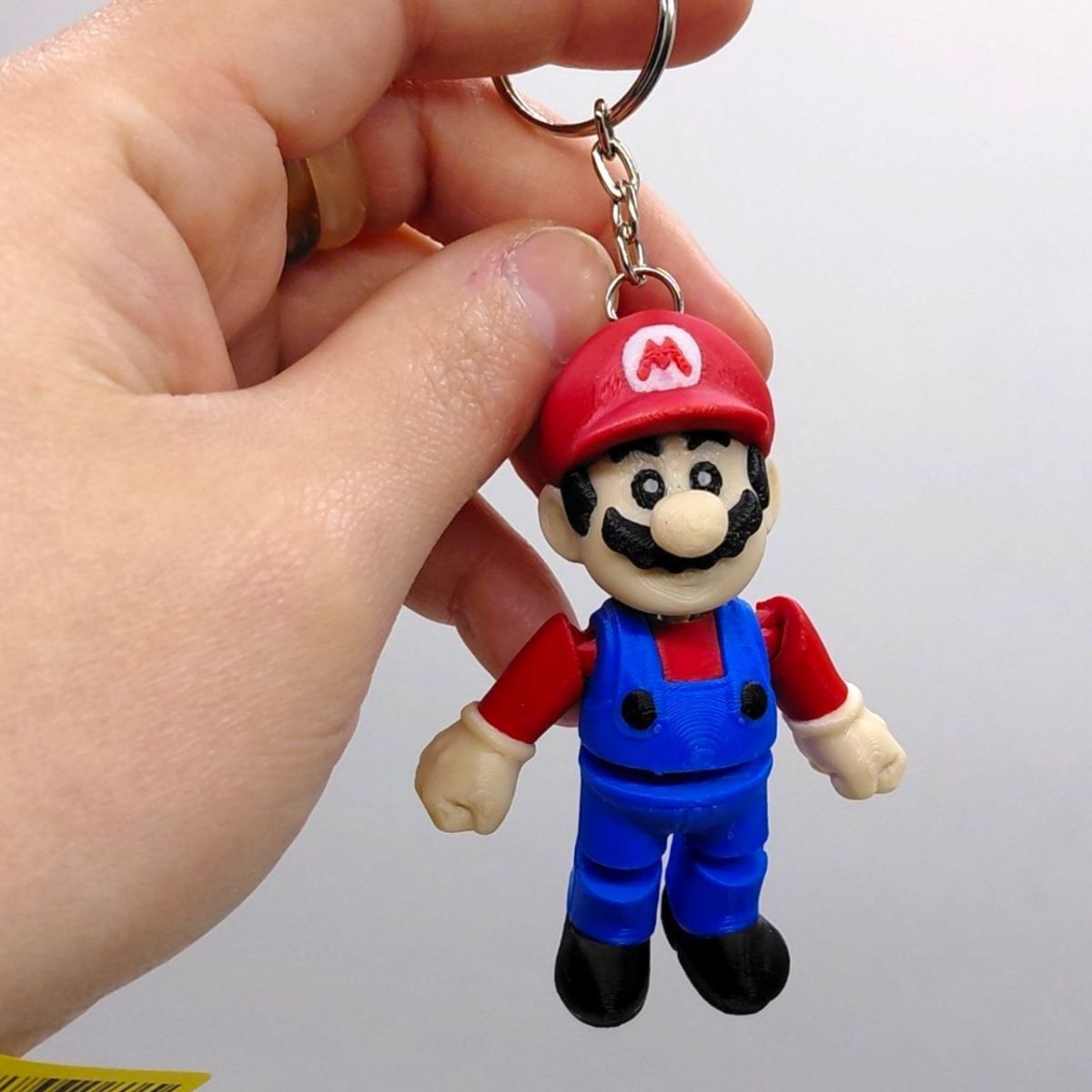 Брелок (3d печать) "БРАТЬЯ МАРИО: МАРИО \ MARIO", 7. 5 см  фото 2