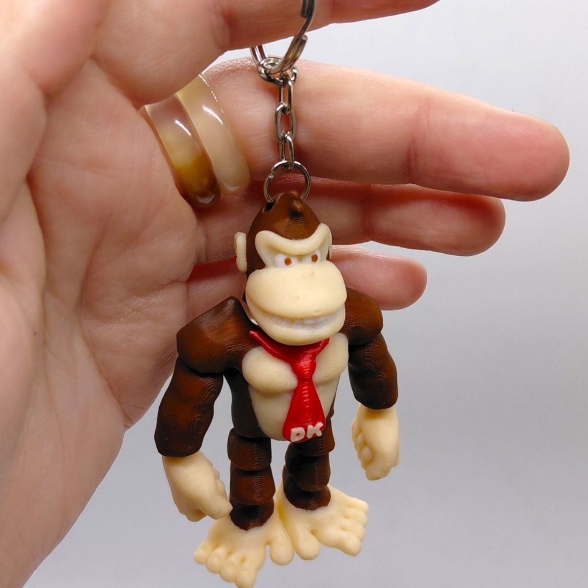 Брелок (3d печать) "БРАТЬ МАРИО: ДОНКЕЙ КОНГ", 7. 5 см  фото 2