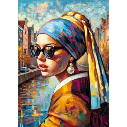 Пазли "Дівчина з перлиною", 1000 деталей  фото 2