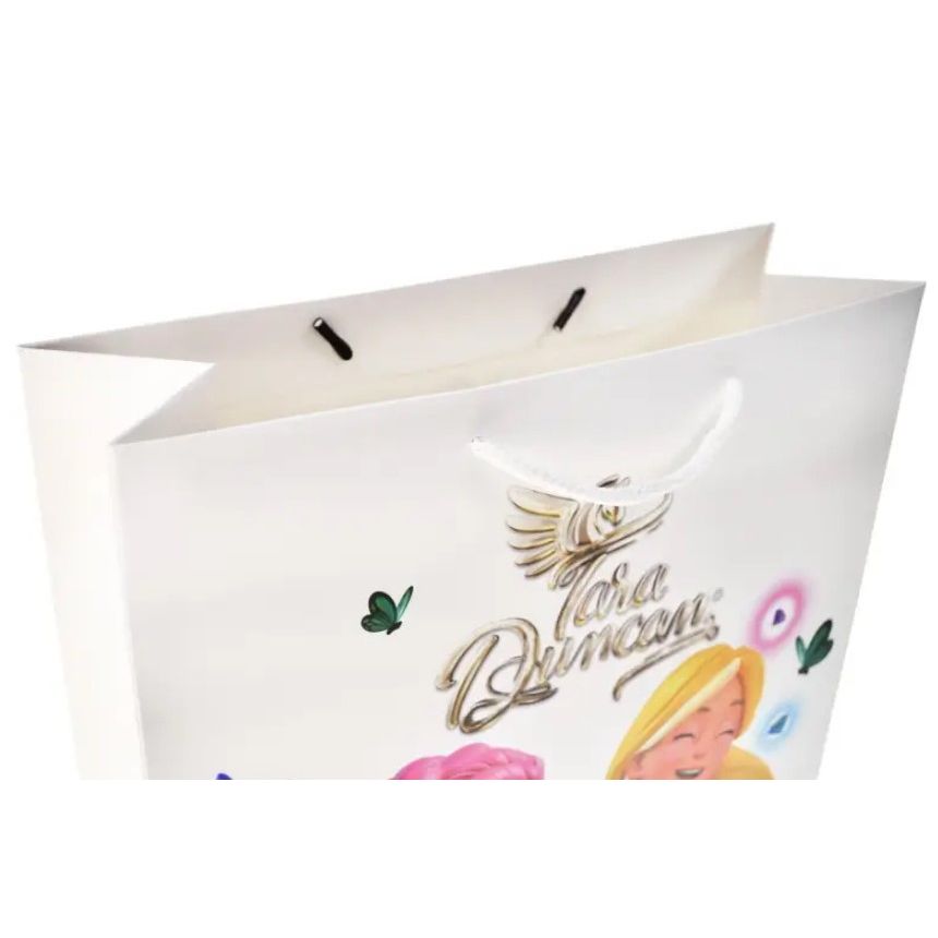 Пакет паперовий "Тара Данкан" білий р. 31x42x12 см  фото 2