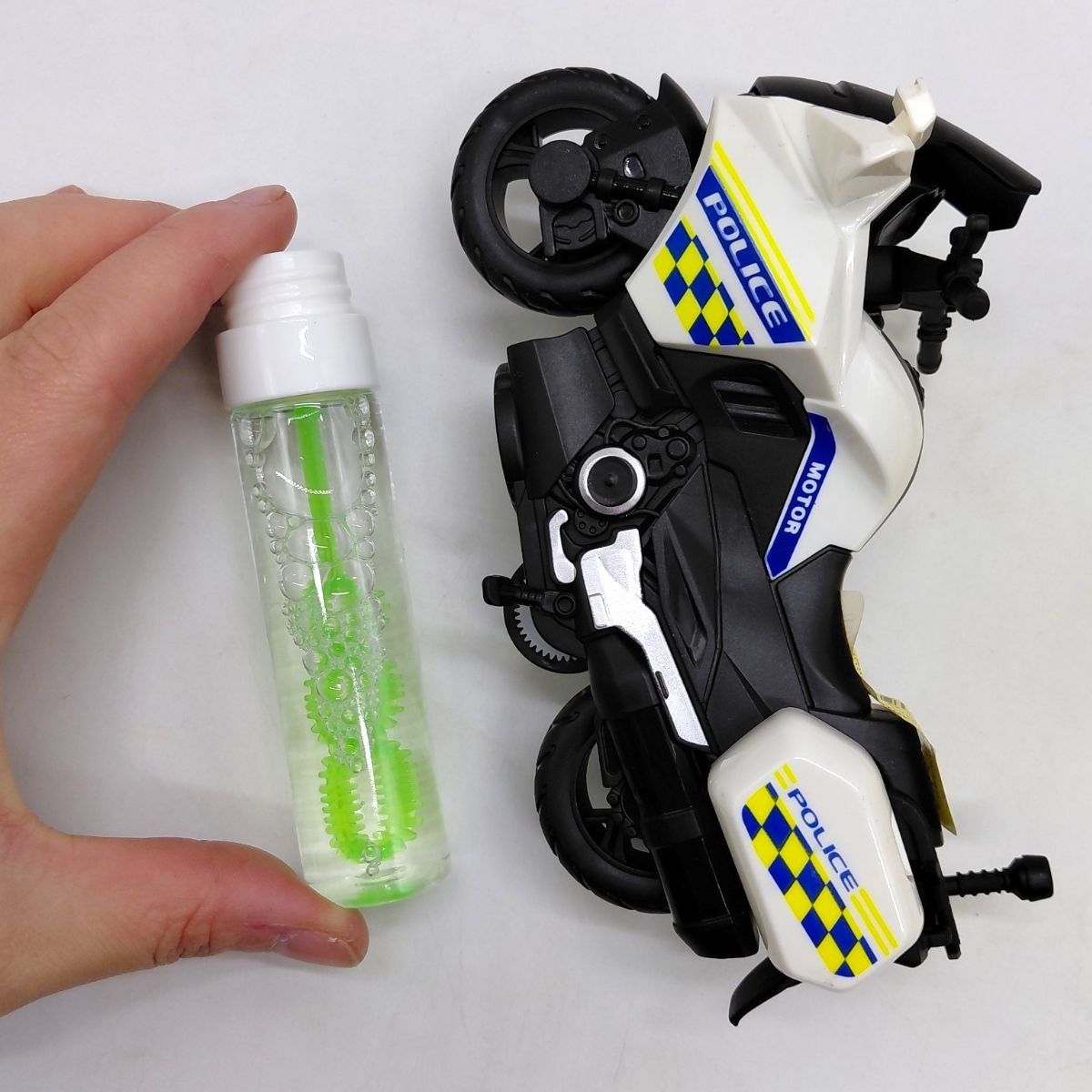 Бульбашки мильні "Bubble World" з  мотоциклом (СИНІЙ)  фото 2