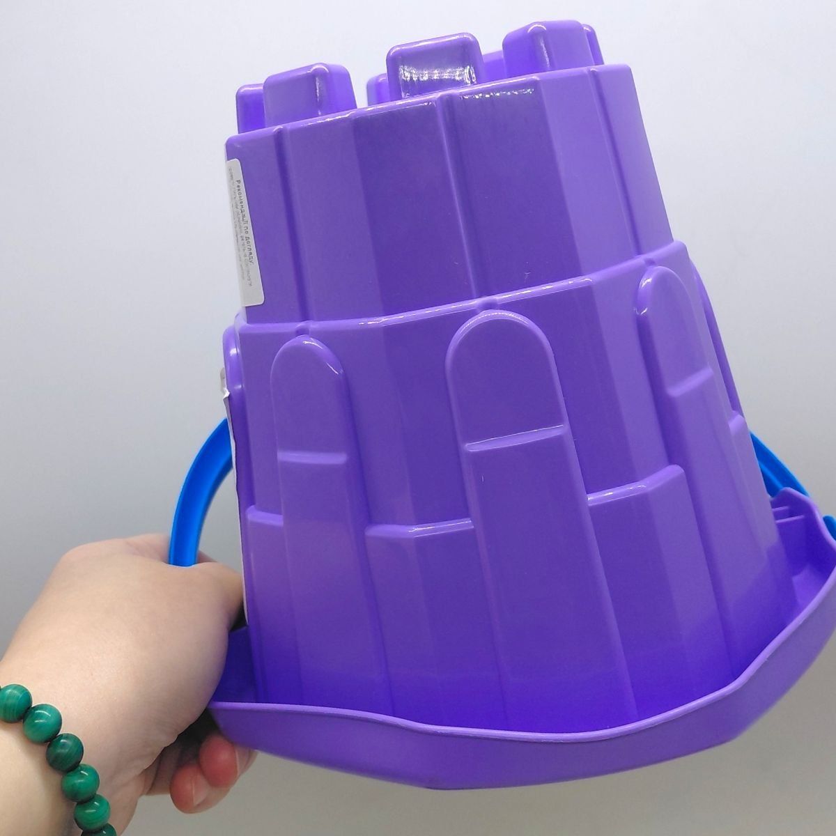 Пісочний набір пластиковий, фіолетовий (4 елем)  фото 2