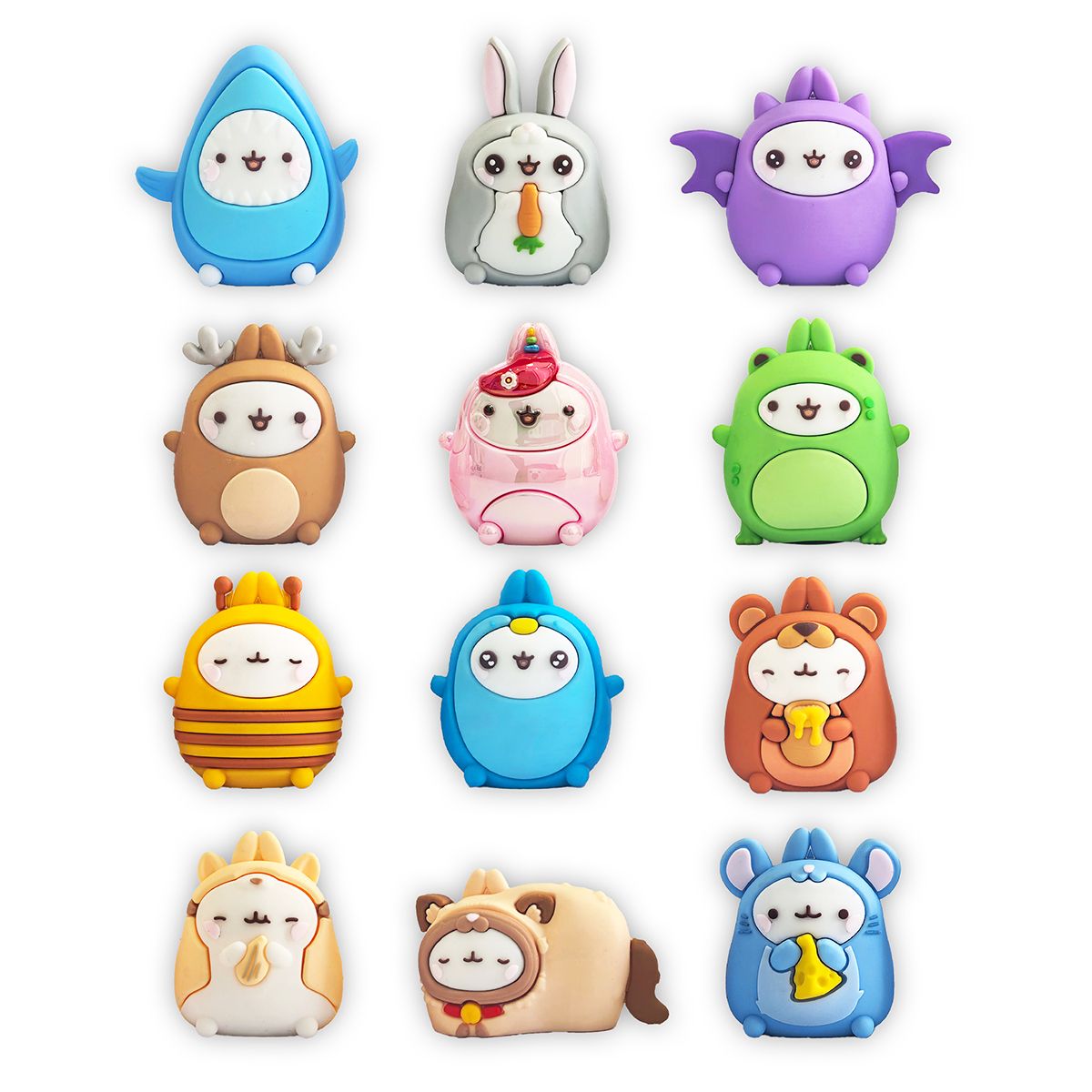 Фігурка-сюрприз COOL THINGS серії "Molang" - МИЛІ ПІЖАМКИ  фото 2