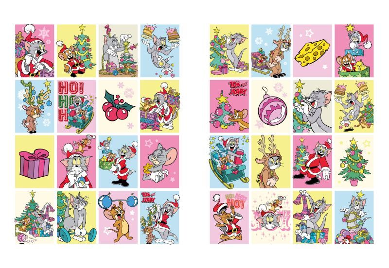 Книжка-розмальовка зі стікерами - Tom and Jerry: Новий Рік ©Warner Bros.  фото 2