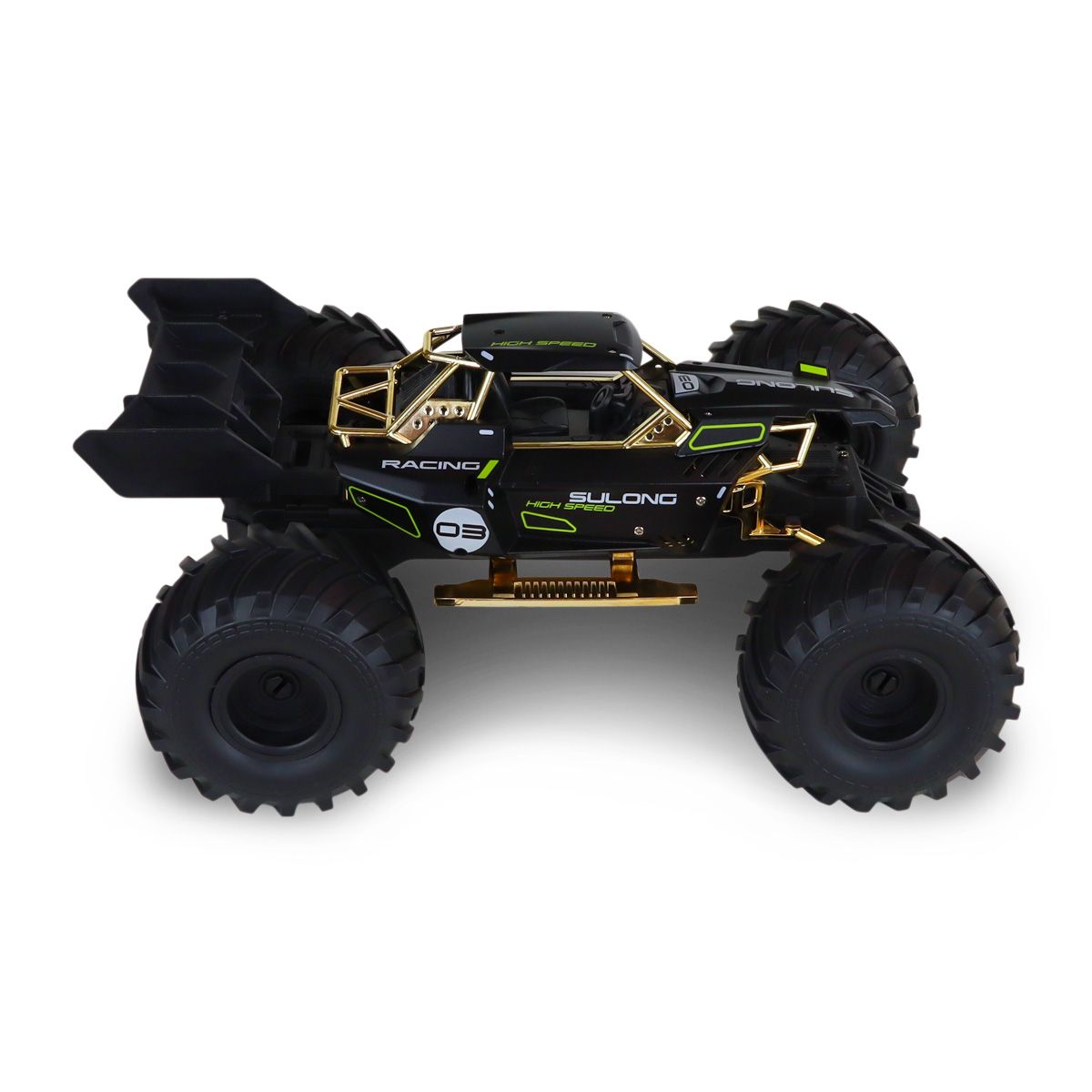 Автомобиль Off-road на р/у – High Speed (черный, металл.  корпус, 1:14)  фото 2