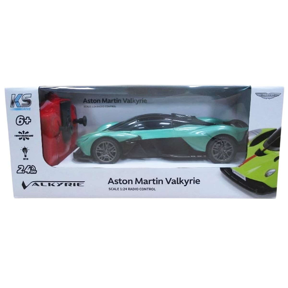 Автомобиль KS Drive на р/у - Aston Martin Valkyrie (1:24, 2. 4 ГГц, шалфейный)  фото 2