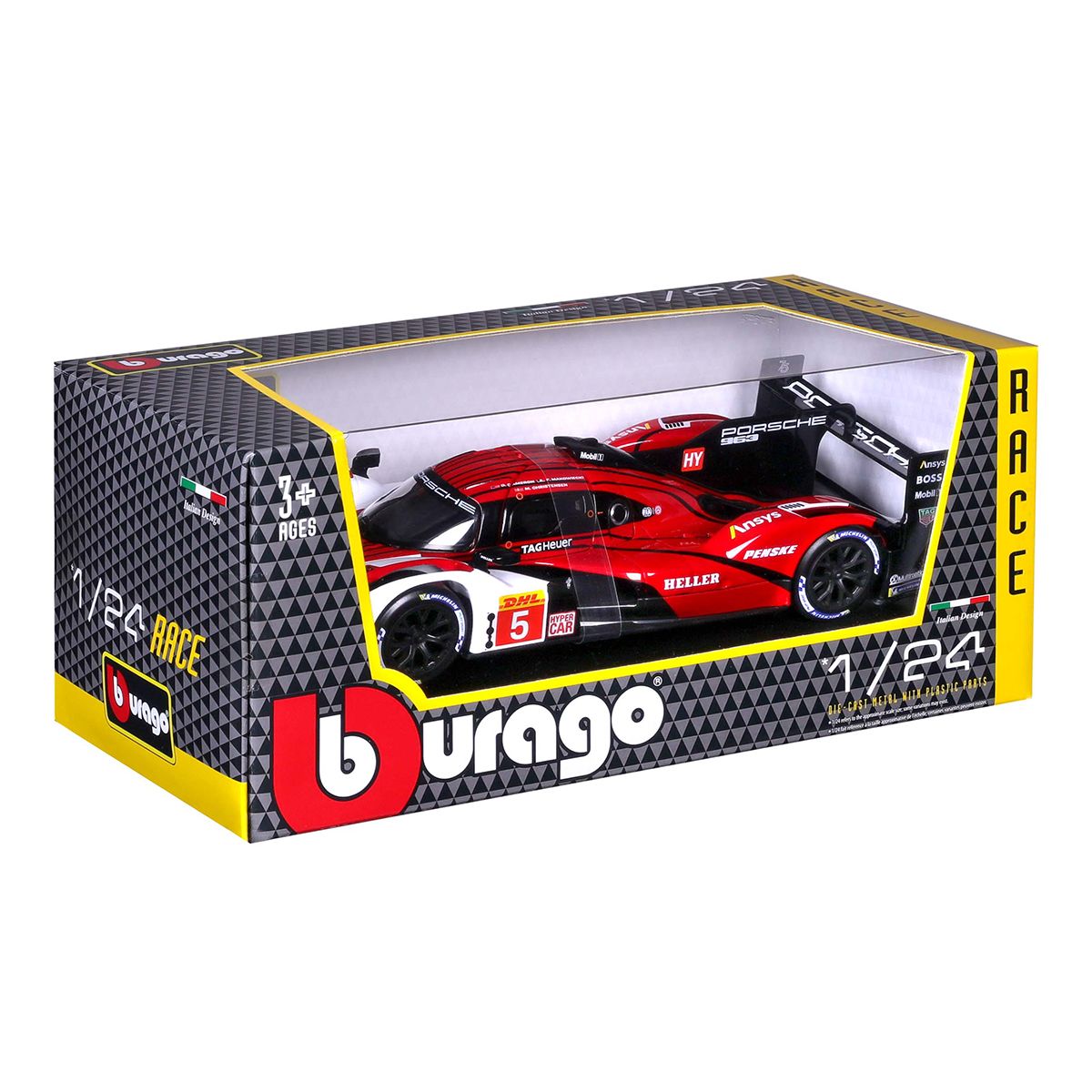 Автомодель PORSCHE 963 Bburago (1:24)  фото 2