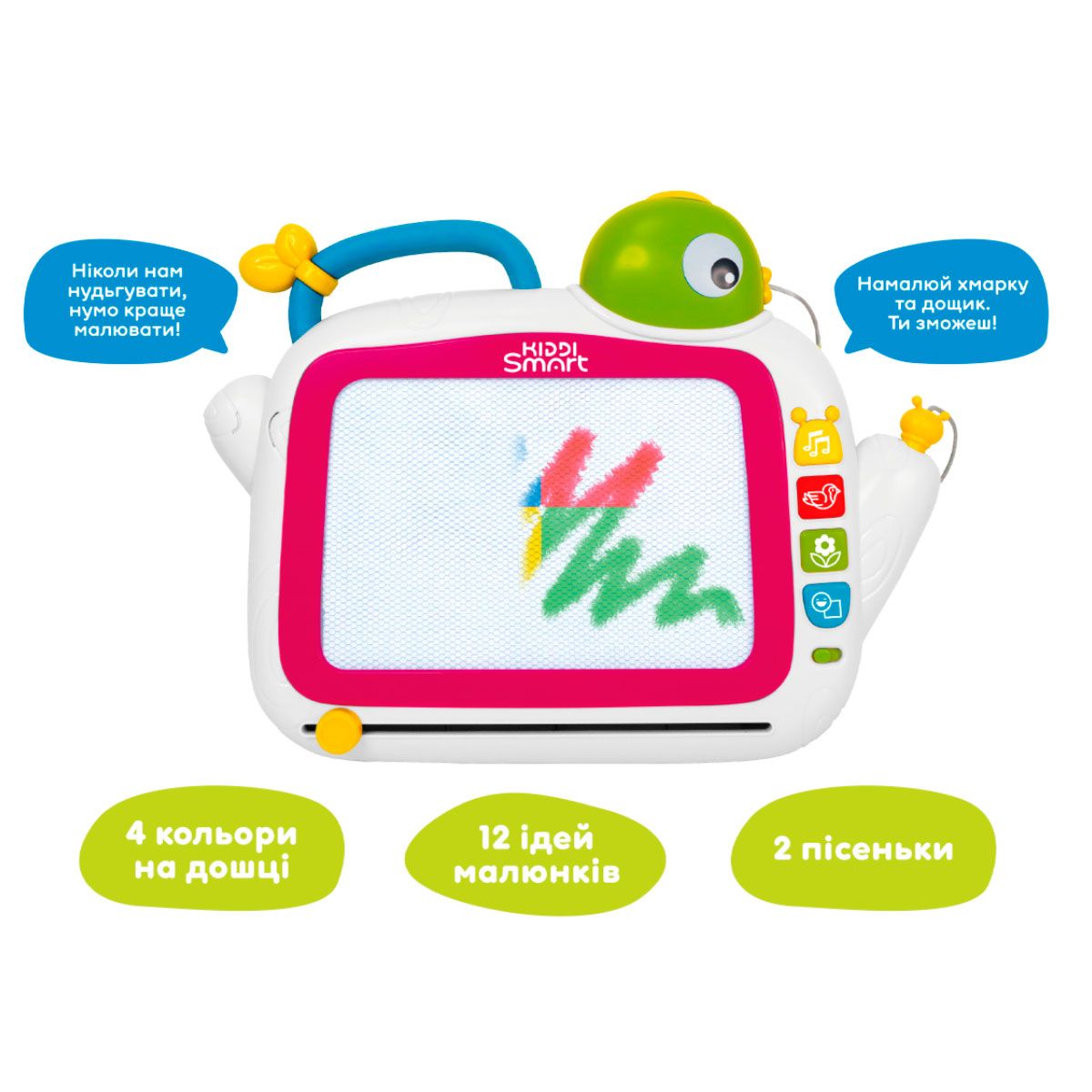 Развивающая магнитная доска Kiddi Smart - Музыкальные цвета  фото 2