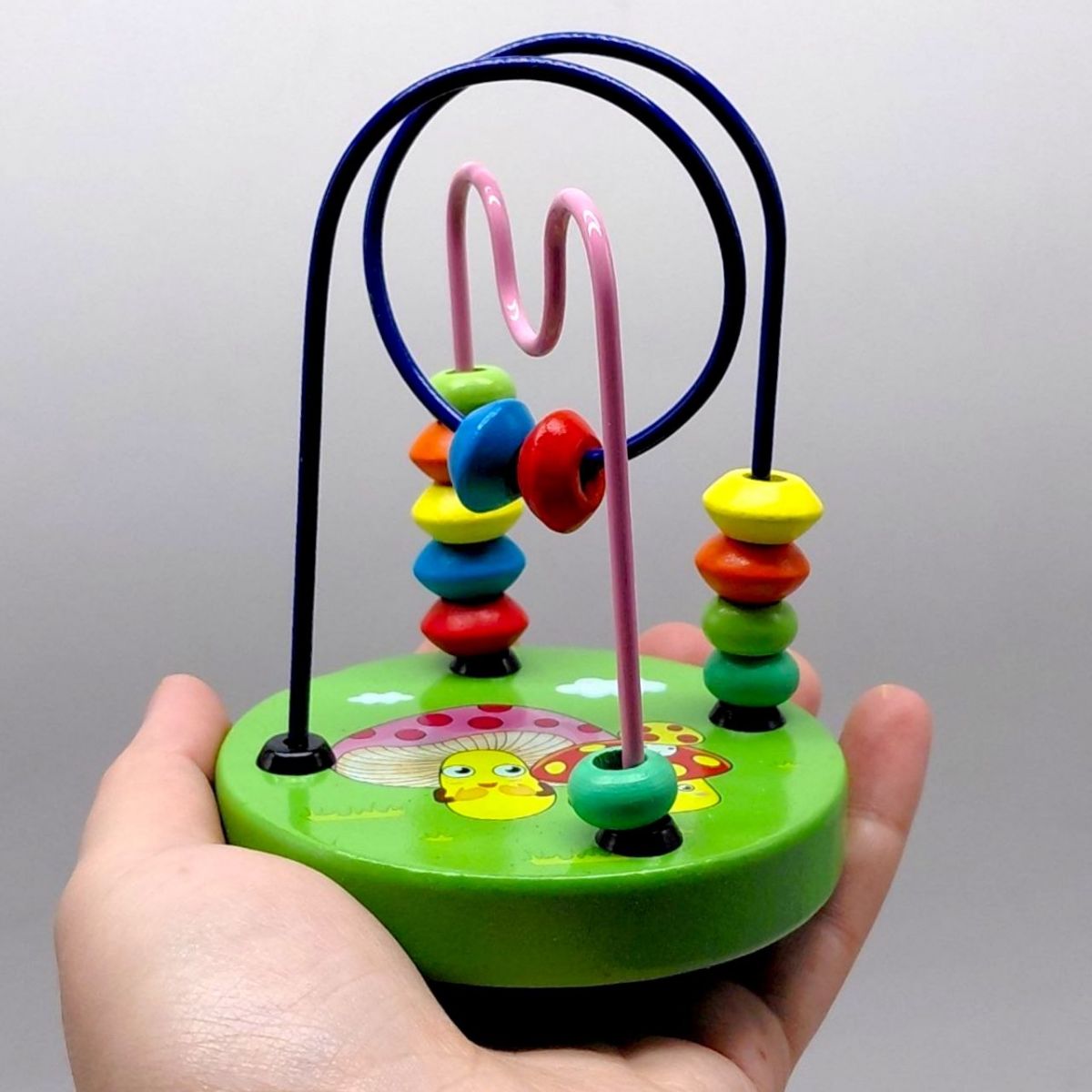 Пальчиковый лабиринт WToys, деревянный, в коробке (ЗЕЛЕНЫЙ)  фото 2