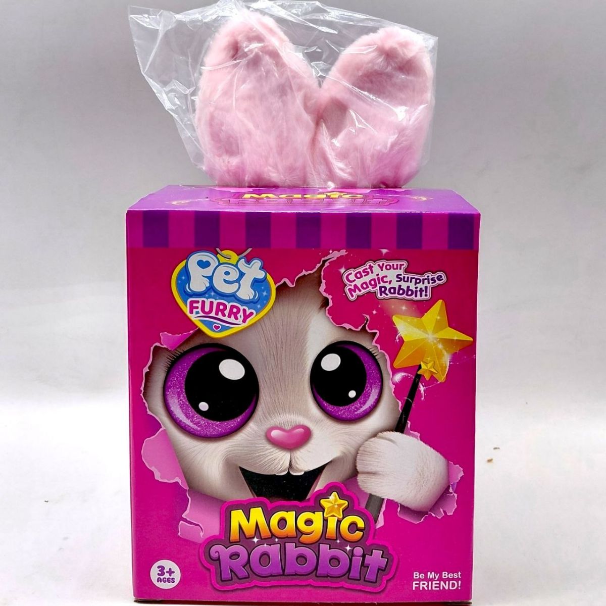 Мягкая игрушка "Magic Rabbit" (РОЗОВЫЙ)  фото 2