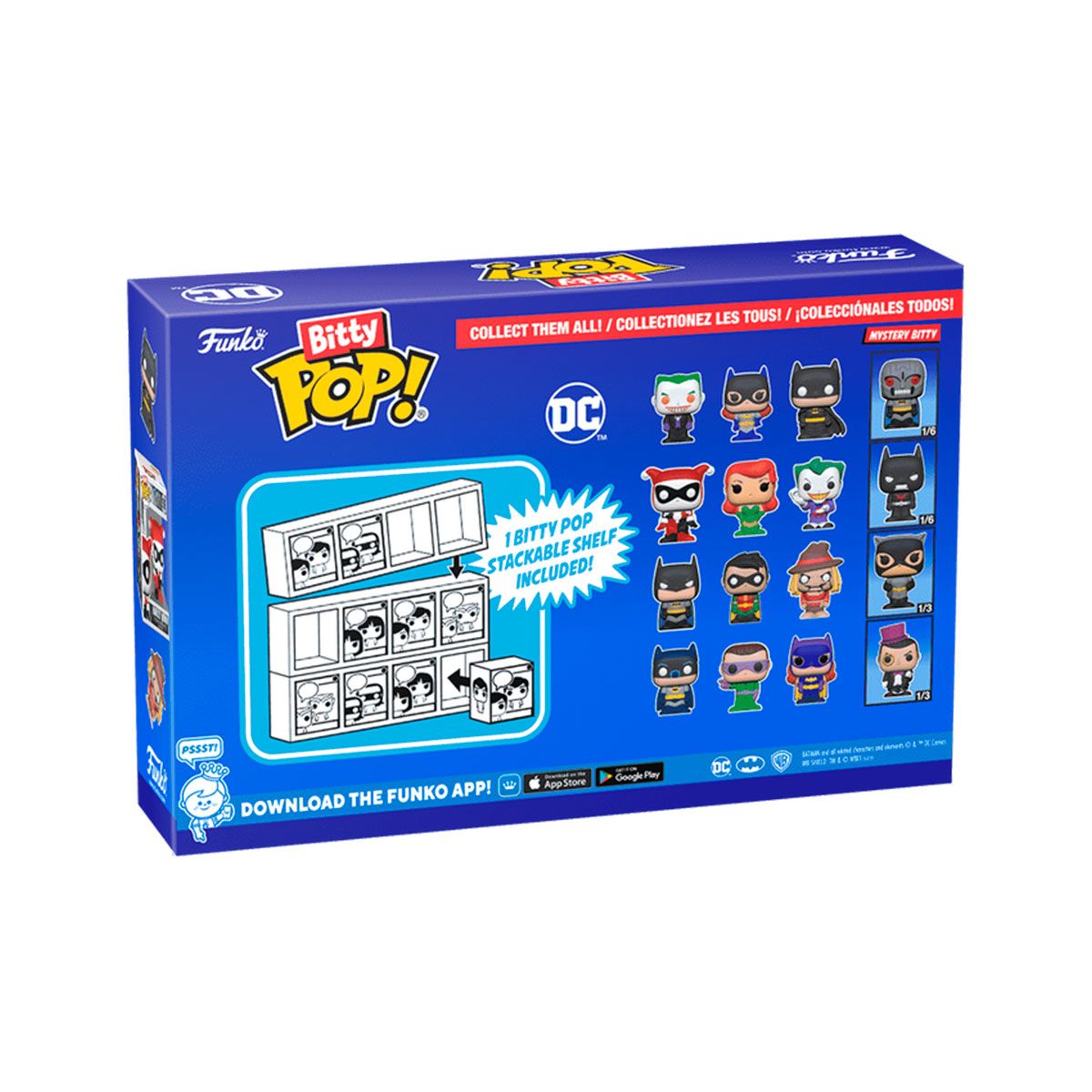 Набор игровых фигурок Bitty Pop! серии DC (4 фигурки асс. )  фото 2