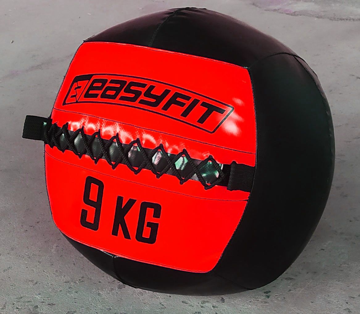 Медицинский мяч EasyFit Wall Ball (медбол, волболл) 9 кг  фото 2