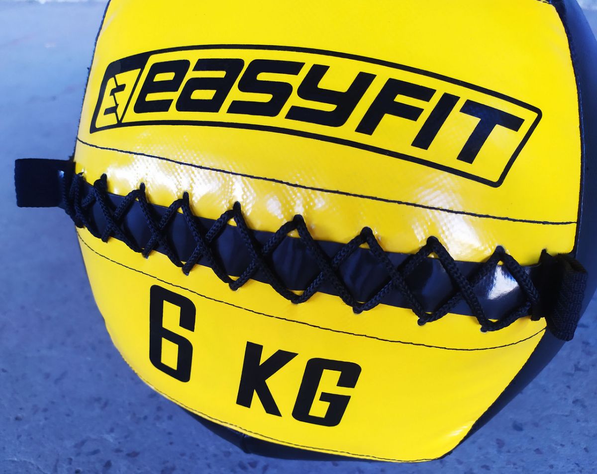Медицинский мяч EasyFit Wall Ball (медбол, волболл) 6 кг  фото 2