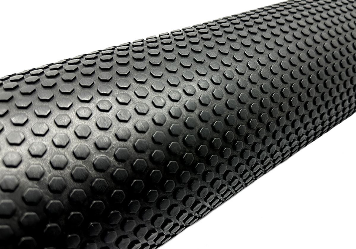 Масажний ролик EasyFit Foam Roller 90 см Чорний  фото 2
