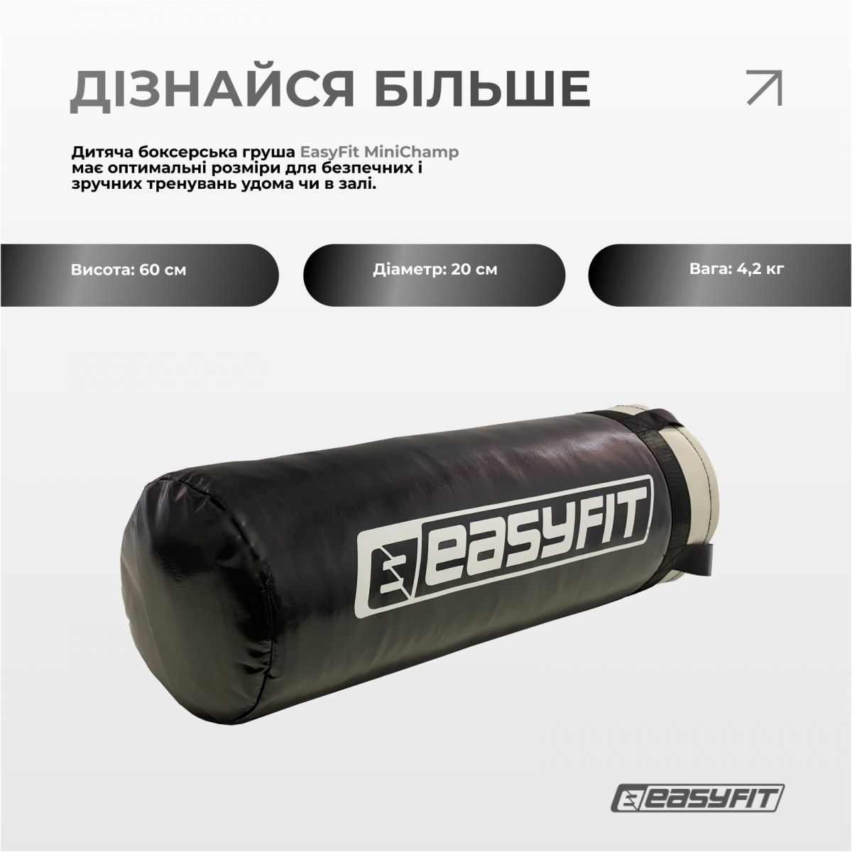 Боксерский набор EasyFit MiniChamp для детей  фото 2