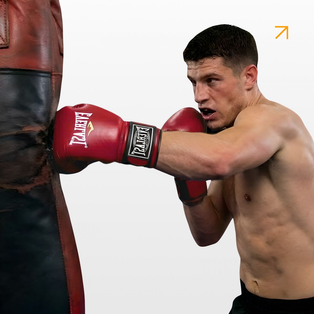 Боксерські рукавички Everlast 6 унцій (6 oz) червоні  фото 2