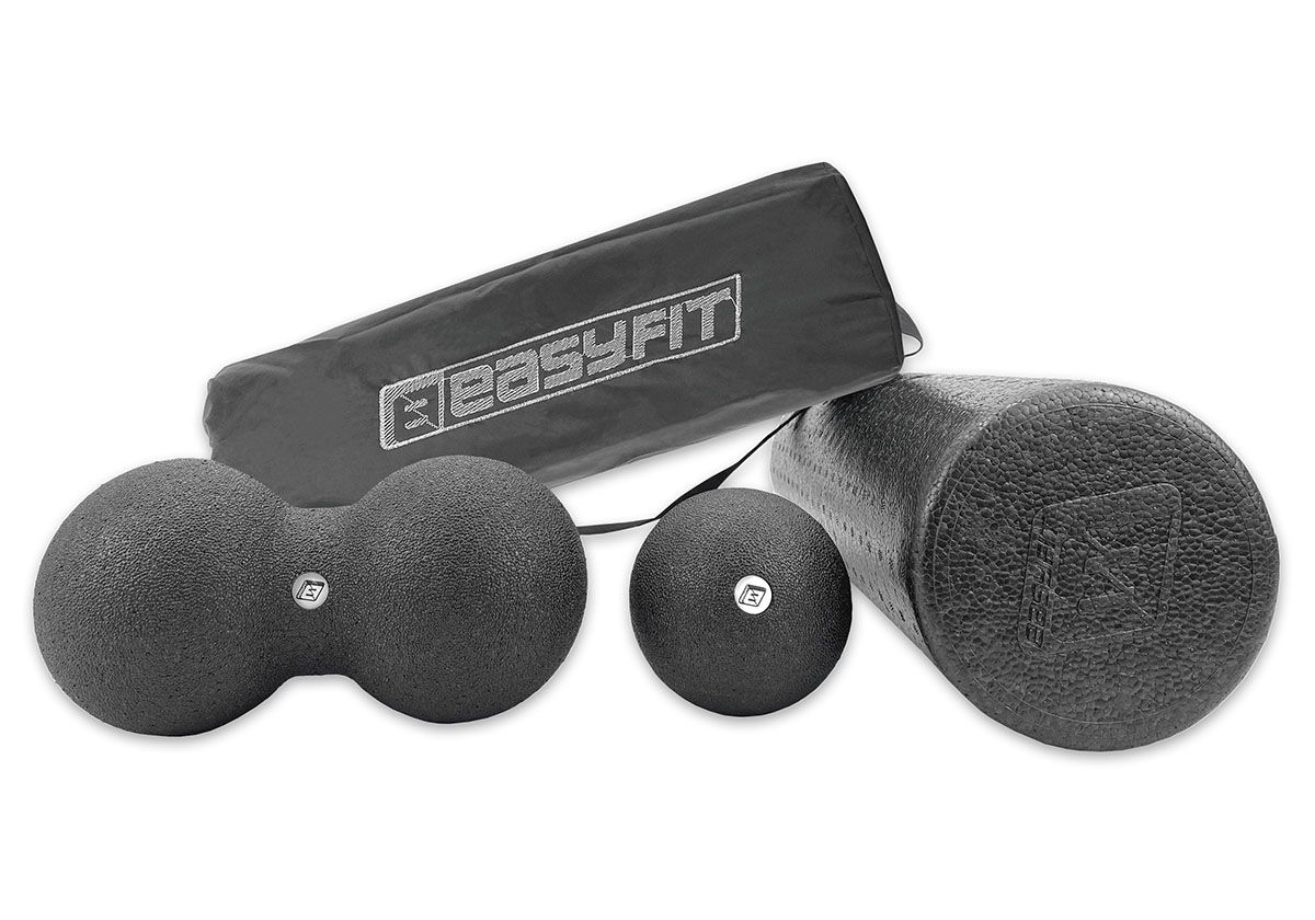 Набір для масажу EasyFit MioSet-XL (2 м'ячика+ролик)  фото 2