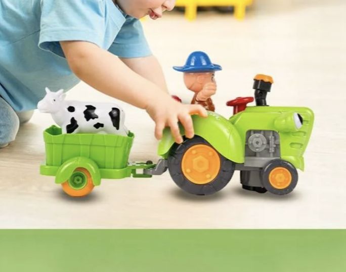 Трактор Swing The Tractor, ЗЕЛЕНЫЙ  фото 2