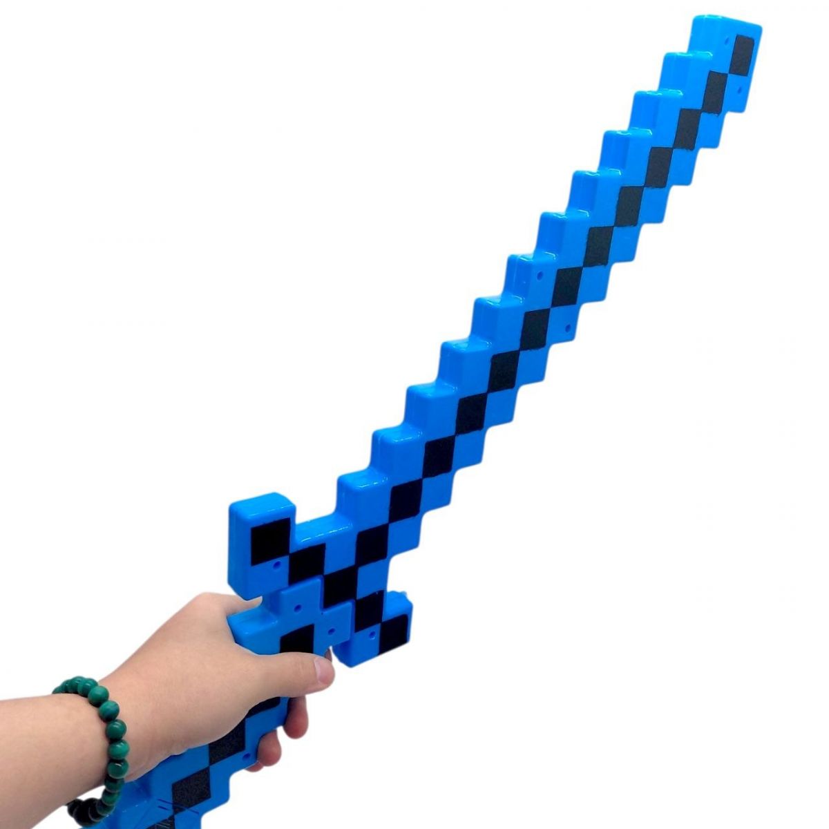 Светящийся алмазный меч "MINECRAFT" музыкальный (ГОЛУБОЙ)  фото 2