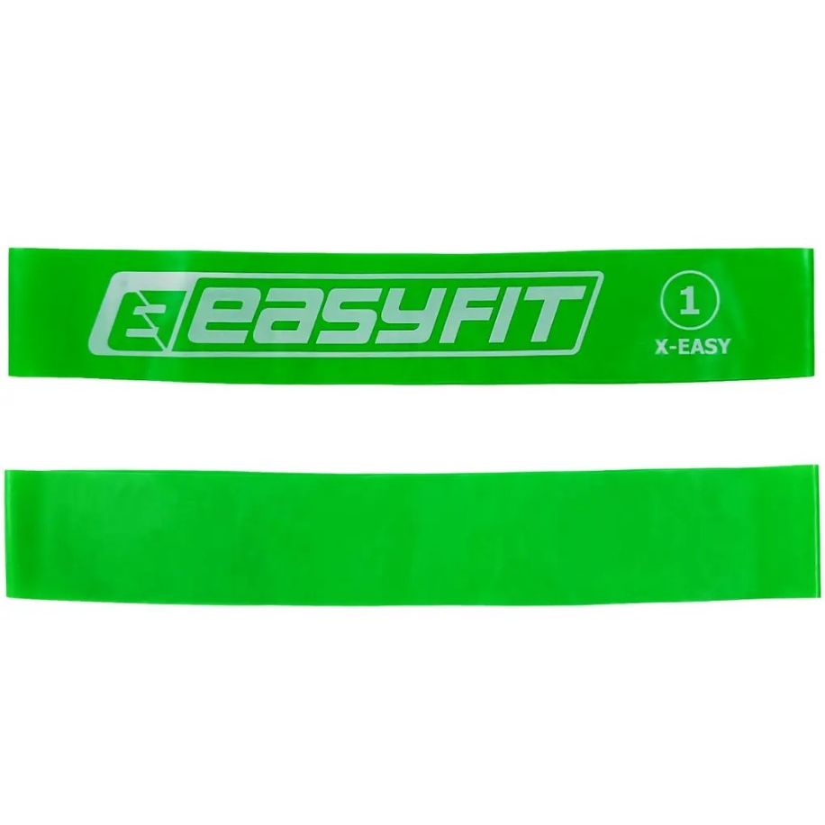 Гумове кільце Easyfit #1, зелений (для занять фітнесом, йогою, пілатесом і кросфітом)  фото 2