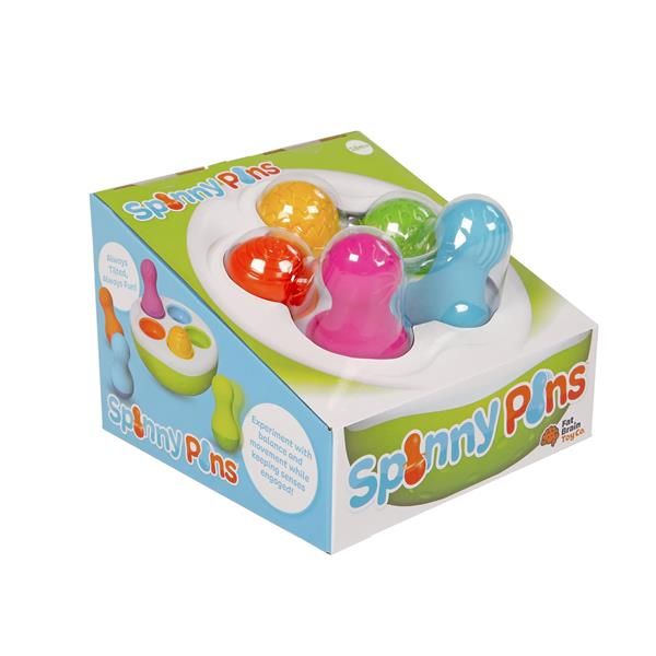 Сортер-балансир Fat Brain Toys Spinny Pins - Неваляшки  фото 2