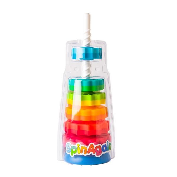 Гвинтова пірамідка Fat Brain Toys SpinAgain тактильна  фото 2